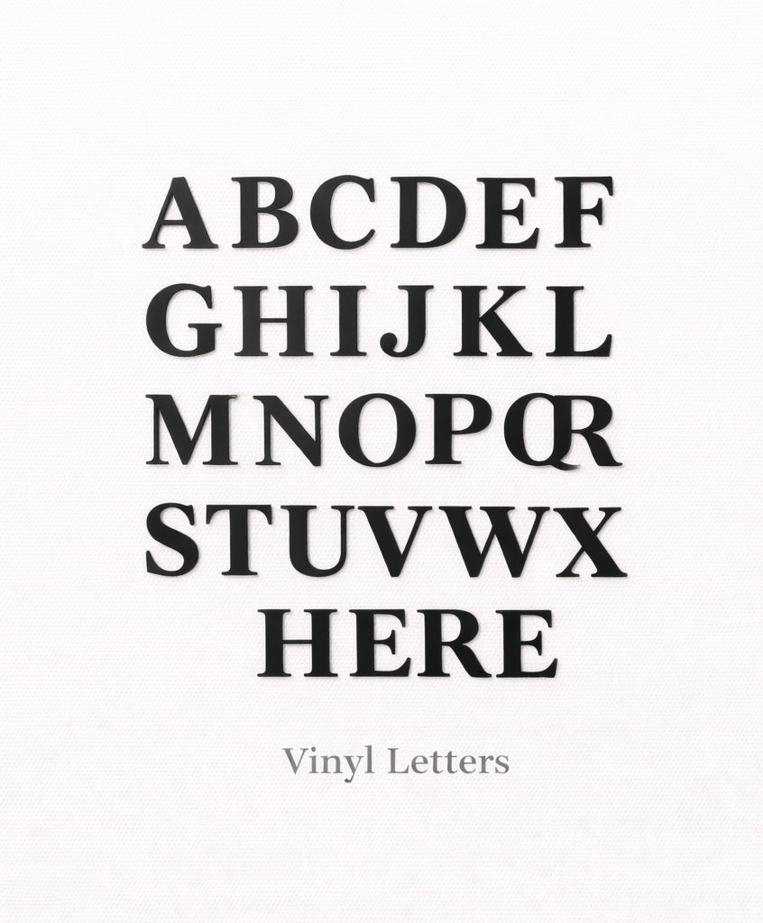 Personalised Vinyl Decal Letters