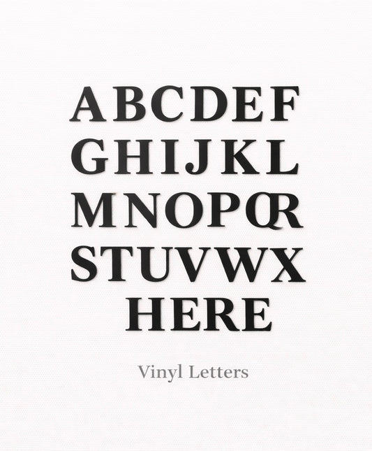 Personalised Vinyl Decal Letters